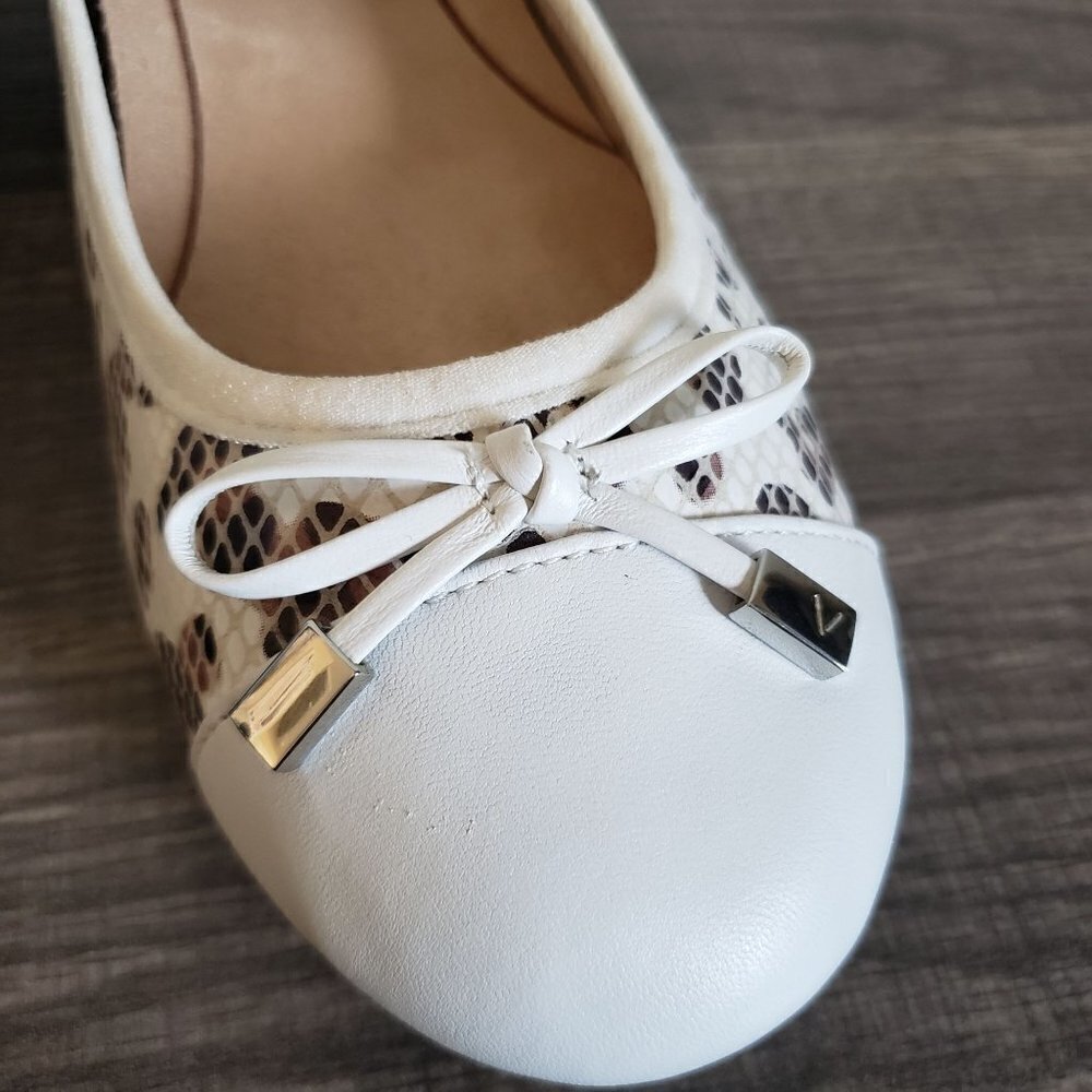 Vionic Minna Leopard Snake Print Ballet Flats Lea… - image 7
